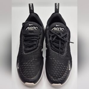 Nike Air Max 270 Triple Black Athletic Shoes